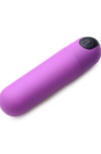 Bang! Vibrating Bullet with Remote Control - Purple