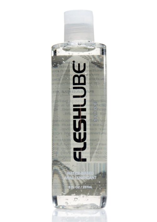 Fleshlube Slide Water Based Anal Lubricant Gel 8oz