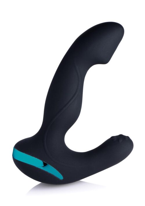 Prostatic Play Mega Maverick Rechargeable Silicone Rotating Vibrating Prostate Stimulator - Black