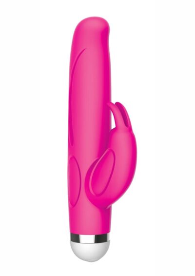The Mini Rabbit Rechargeable Silicone Vibrator - Hot Pink
