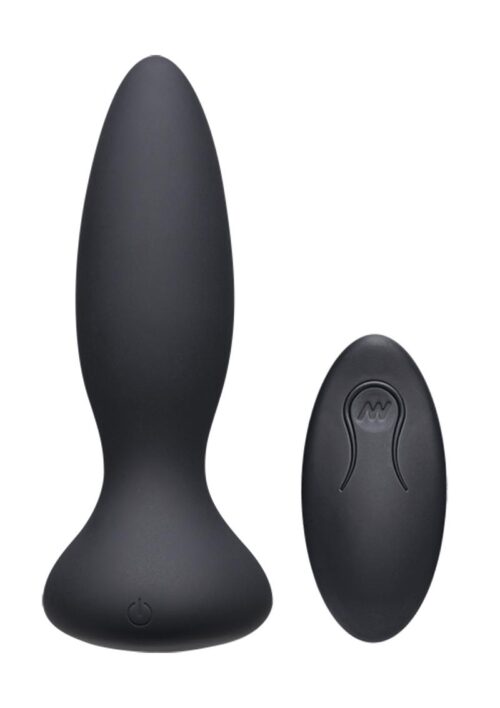 A-Play Thrust Adventurous Anal Plug with Remote Control - Black