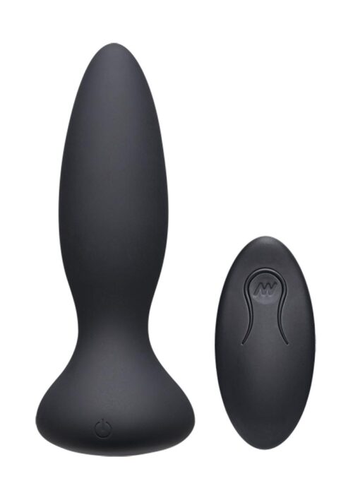 A-Play Thrust Adventurous Anal Plug with Remote Control - Black