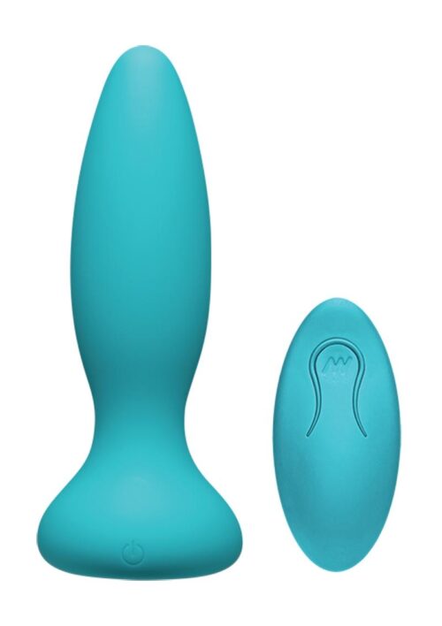 A-Play Thrust Adventurous Anal Plug with Remote Control -Teal