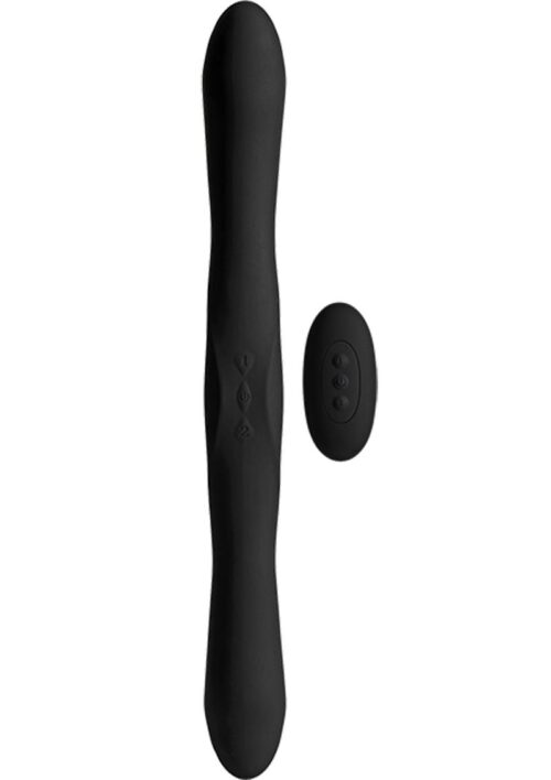 Kink Dual Flex Vibrator with Remote Control - Black