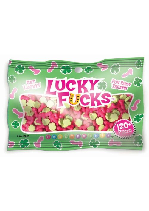 Candy Prints Lucky Fucks Candy 3oz Bag (120 pieces per bag)