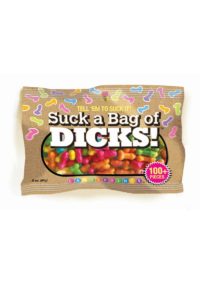 Candy Prints Suck A Bag Of Dicks 3oz Bag (100 per bag)