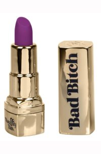 Naughty Bits Bad Bitch Lipstick Bullet Vibrator - Purple