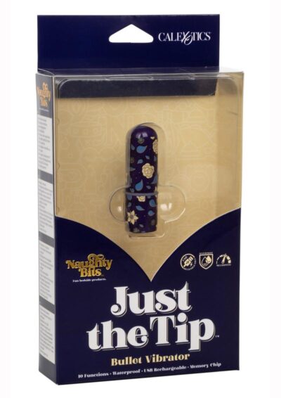 Naughty Bits Just The Tip Bullet Vibrator - Multi-Colored