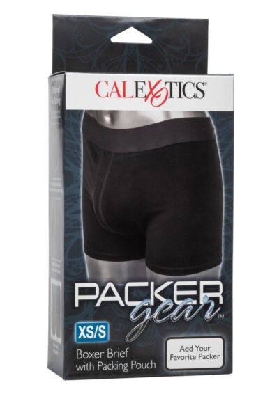 Packer Gear Boxer Brief with Packing Pouch - XS/S - Black