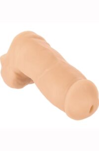 Packer Gear Ultra-Soft Silicone STP Hollow Packer 5in - Vanilla