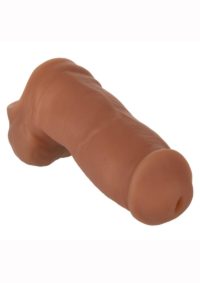 Packer Gear Ultra-Soft Silicone STP Hollow Packer 5in - Chocolate