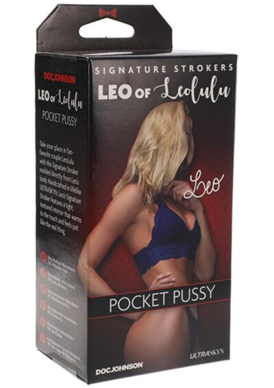 Signature Strokers Leo of Leolulu Ultraskyn Pocket Masturbator - Pussy - Vanilla