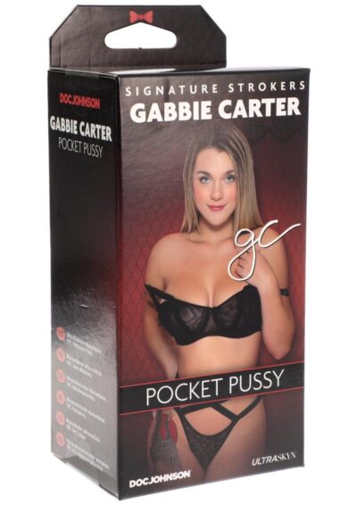 Signature Strokers Gabbie Carter Ultraskyn Pocket Masturbator - Pussy - Vanilla