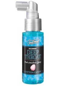 GoodHead Deep Throat Oral Anesthetic Spray Cotton Candy 2oz