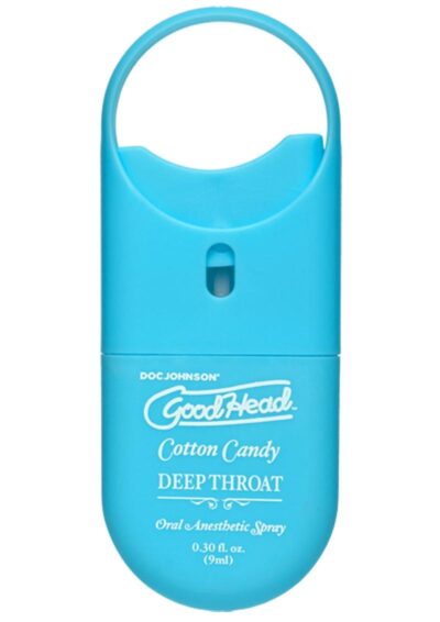 GoodHead Deep Throat To-Go Oral Anesthetic Spray Cotton Candy