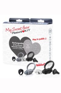 My Secret Lover Kit Cock Ring - Black/Gray