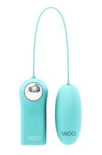 VeDO Ami Remote Control Silicone Bullet Vibrator - Tease Me Turquoise