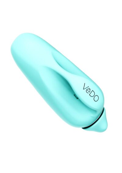 VeDO Vivi Rechargeable Silicone Finger Vibrator - Tease Me Turquoise