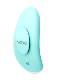 VeDO Niki Rechargeable Silicone Panty Vibrator - Tease Me Turquoise