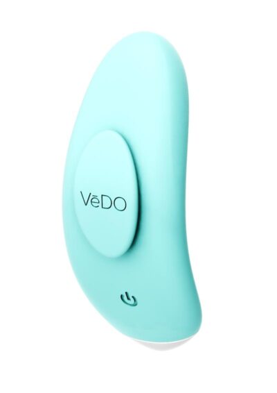 VeDO Niki Rechargeable Silicone Panty Vibrator - Tease Me Turquoise