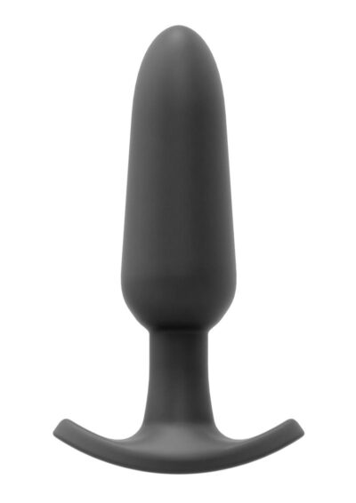 VeDO Bump Plus Rechargeable Silicone Anal Vibrator With Remote Control - Just Black