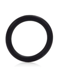 Black Rubber Cock Ring- Medium - Black