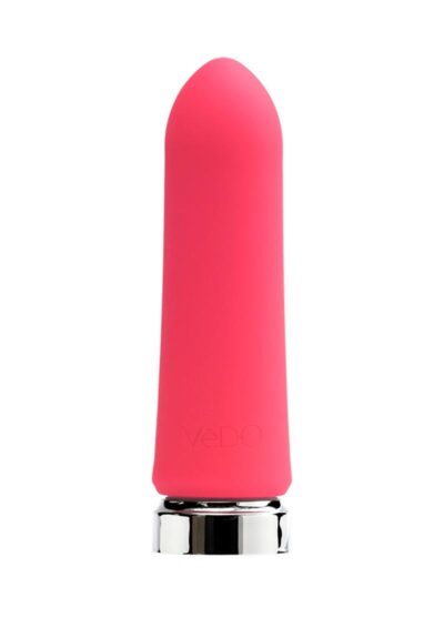 VeDO Bam Rechargeable Silicone Bullet Vibrator - Foxy Pink
