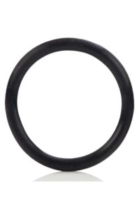 Black Rubber Cock Ring - Large - Black