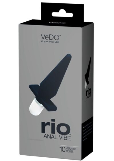 VeDO Rio Silicone Anal Vibrator - Just Black