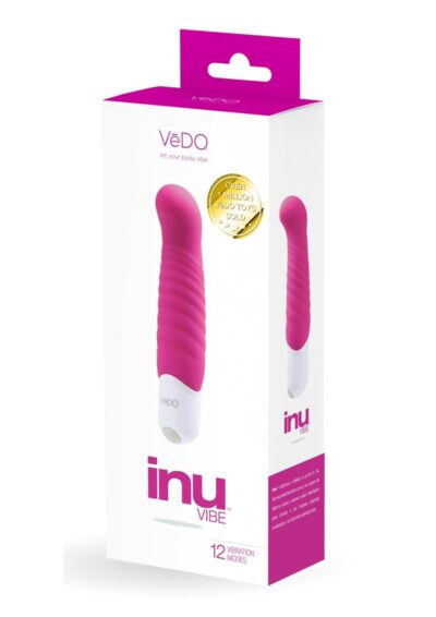 VeDO Inu Silicone Vibrator - Hot In Bed Pink