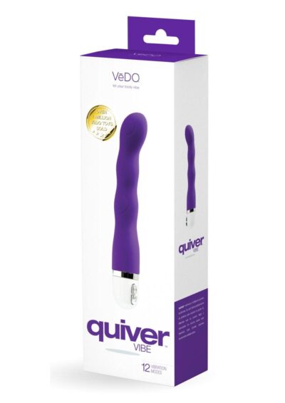 VeDO Quiver Silicone Vibrator - Into You Indigo