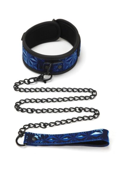WhipSmart Diamond Collar and Leash - Blue