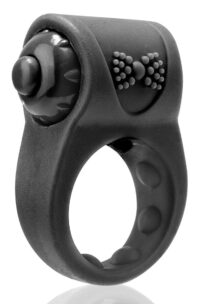 Primo Tux Silicone Vibrating Ring - Black