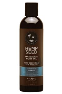 Hemp Seed Massage Oil Vegan Sensational 8oz