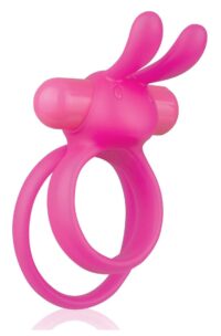 Ohare XL Vibrating Double Cock Ring - Pink