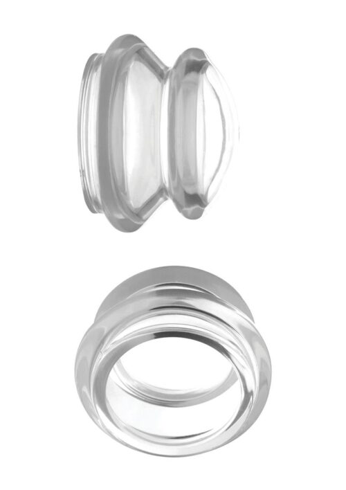 Master Series Clear Plungers Silicone Nipple Suckers - Small - Clear