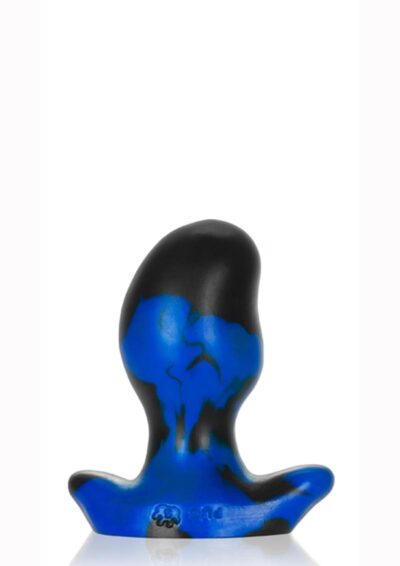 Oxballs Ergo Silicone Butt Plug - Small - Police Blue Swirl