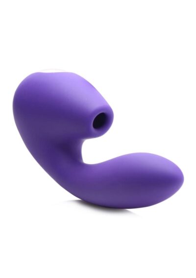 Inmi Shegasm Elevate G-Spot Silicone Rechargeable Vibrator with Clitoral Stimulator - Purple