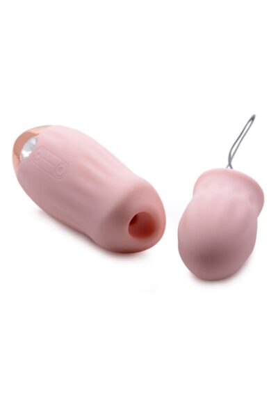 Inmi Shegasm Tandem Teaser 10x Rechargeable Silicone Clitoral Stimulator and Egg - Pink