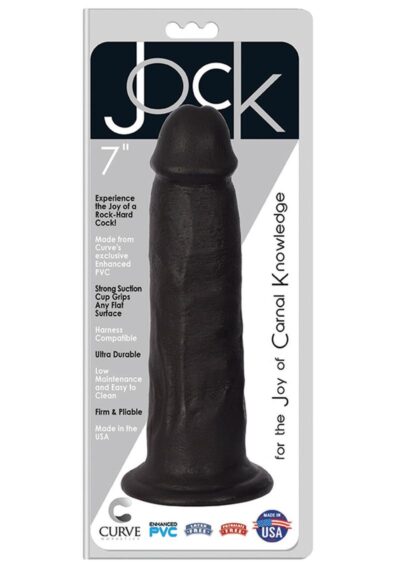 Jock Realistic Dildo 7in - Black