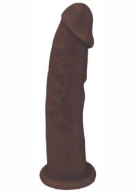 Fleshstixxx Dual Density Silicone Bendable Dong 6in - Chocolate