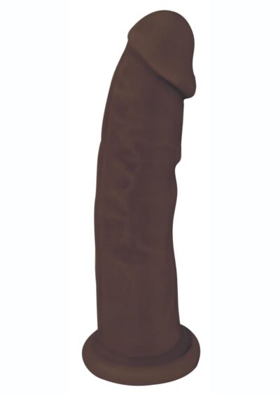 Fleshstixxx Dual Density Silicone Bendable Dong 9in - Chocolate