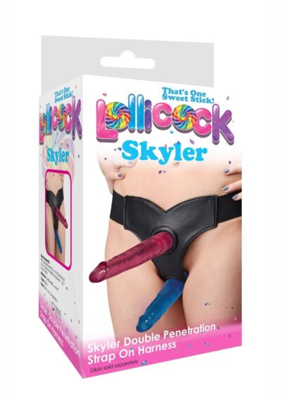 Lollicock Skyler Double Penetration Strap-On Harness - Black