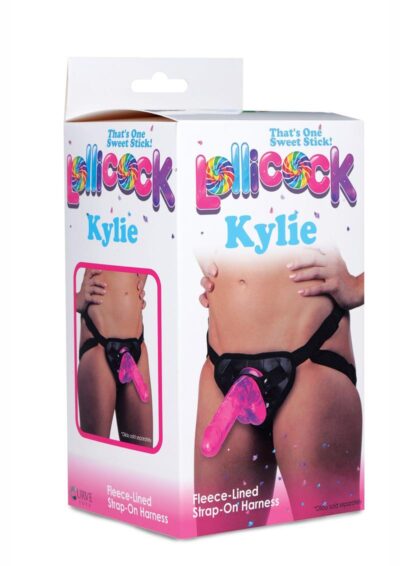 Lollicock Kylie Fleece Lined Strap-On Harness - Black
