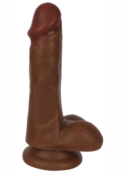 Thinz Slim Dong with Balls 6in - Chocolate
