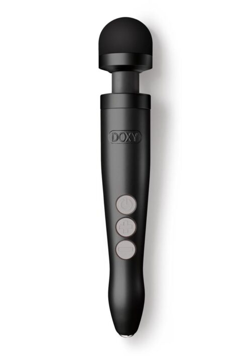 Doxy Die Cast 3R Wand Rechargeable Vibrating Body Massager - Matte Black