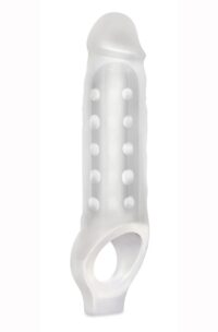 Blue Line Candamp;B Gear Mighty Extender Penis Sleeve - Clear