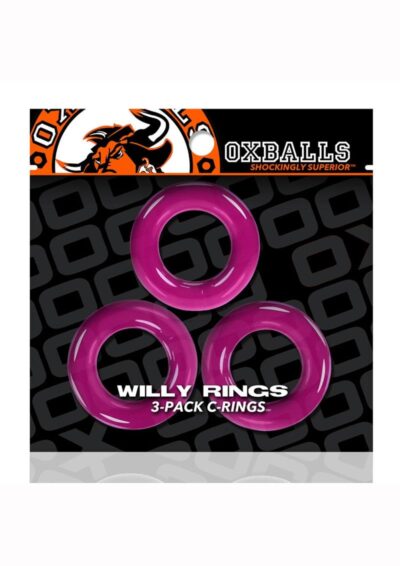 Oxballs Willy Rings Cock Rings (3 pack) - Pink