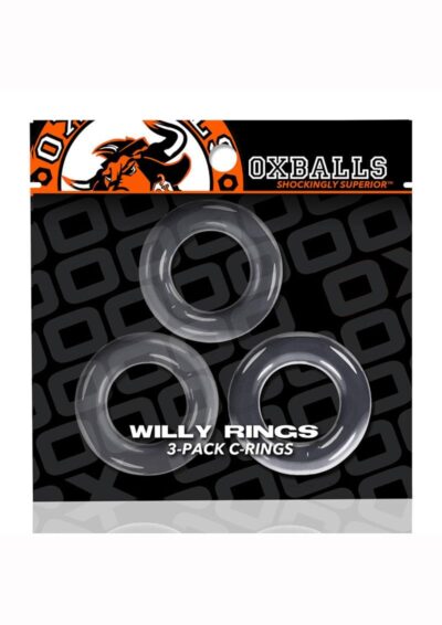 Oxballs Willy Rings Cock Rings (3 pack) - Clear