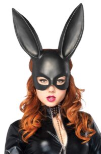 Leg Avenue Bondage Bunny Mask - O/S - Black